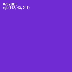 #702BD3 - Purple Heart Color Image