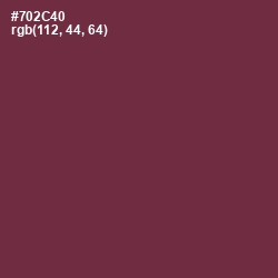 #702C40 - Tawny Port Color Image