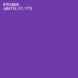#7039AB - Royal Purple Color Image