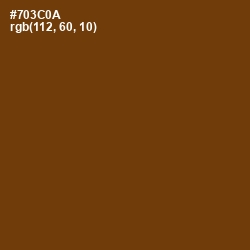 #703C0A - Red Beech Color Image