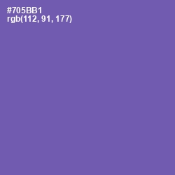 #705BB1 - Blue Violet Color Image