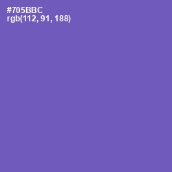 #705BBC - Blue Violet Color Image