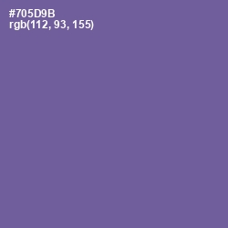 #705D9B - Butterfly Bush Color Image