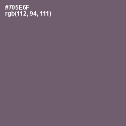 #705E6F - Salt Box Color Image