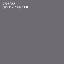 #706B72 - Fedora Color Image