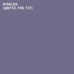 #706C89 - Rum Color Image