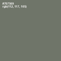 #707569 - Limed Ash Color Image