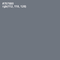 #707680 - Storm Gray Color Image