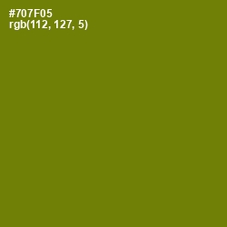 #707F05 - Olivetone Color Image