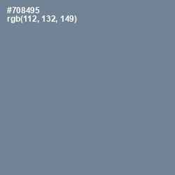 #708495 - Slate Gray Color Image