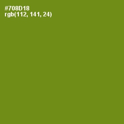 #708D18 - Trendy Green Color Image