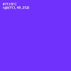 #7131FC - Purple Heart Color Image