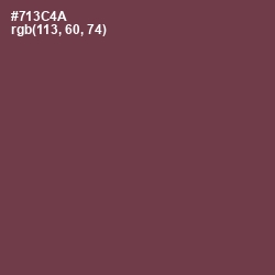#713C4A - Finn Color Image