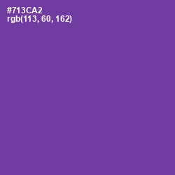#713CA2 - Royal Purple Color Image