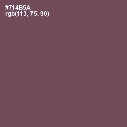 #714B5A - Ferra Color Image