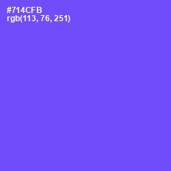 #714CFB - Blue Marguerite Color Image