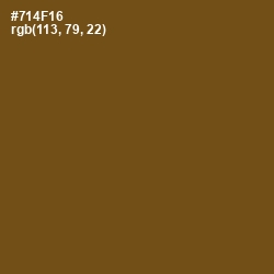 #714F16 - Raw Umber Color Image