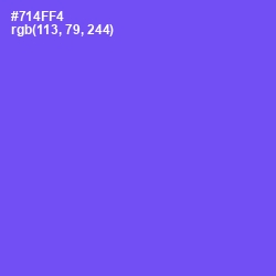 #714FF4 - Blue Marguerite Color Image