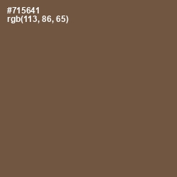 #715641 - Tobacco Brown Color Image