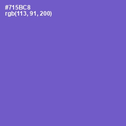 #715BC8 - Fuchsia Blue Color Image