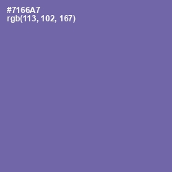 #7166A7 - Deluge Color Image