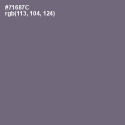 #71687C - Old Lavender Color Image