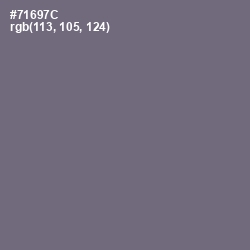 #71697C - Old Lavender Color Image