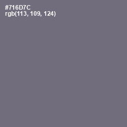 #716D7C - Fedora Color Image