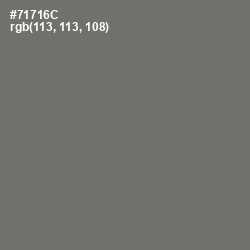 #71716C - Limed Ash Color Image