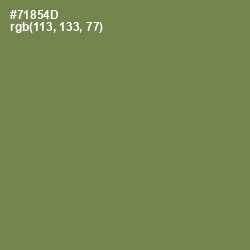 #71854D - Glade Green Color Image