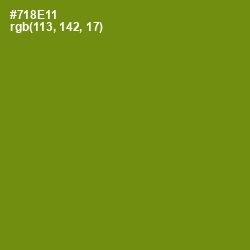 #718E11 - Trendy Green Color Image
