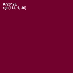 #72012E - Black Rose Color Image
