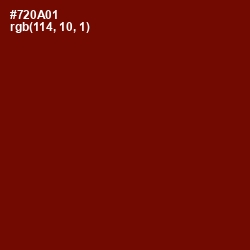 #720A01 - Dark Burgundy Color Image