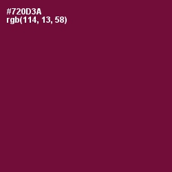#720D3A - Siren Color Image