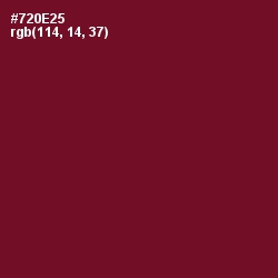 #720E25 - Black Rose Color Image