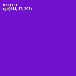 #7211CF - Purple Heart Color Image