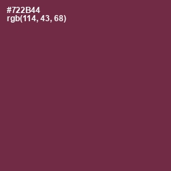 #722B44 - Tawny Port Color Image