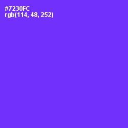 #7230FC - Purple Heart Color Image