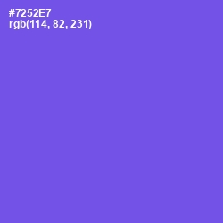 #7252E7 - Blue Marguerite Color Image