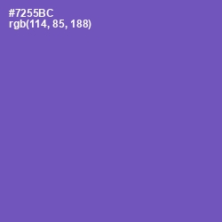 #7255BC - Blue Violet Color Image