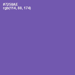 #7258AE - Studio Color Image
