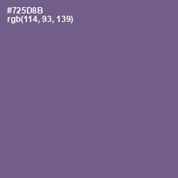 #725D8B - Affair Color Image