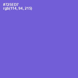 #725ED7 - Fuchsia Blue Color Image