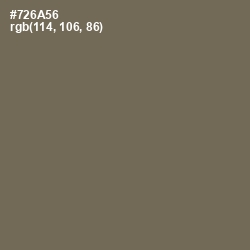 #726A56 - Peat Color Image