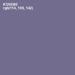 #726D8E - Rum Color Image