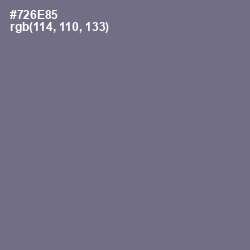 #726E85 - Rum Color Image
