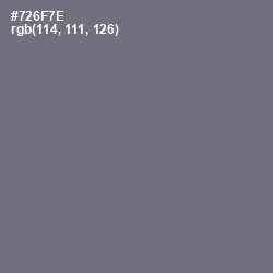 #726F7E - Fedora Color Image