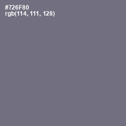 #726F80 - Rum Color Image