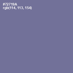#72719A - Waterloo  Color Image