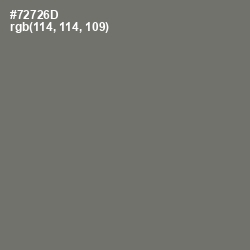 #72726D - Limed Ash Color Image